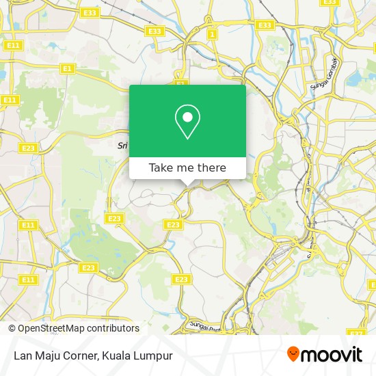 Lan Maju Corner map