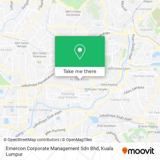 Emercon Corporate Management Sdn Bhd map