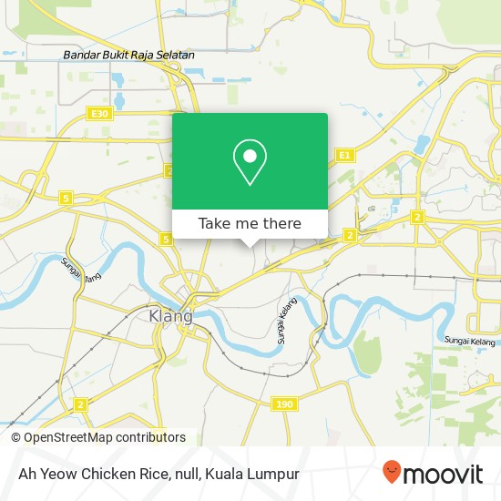 Ah Yeow Chicken Rice, null map