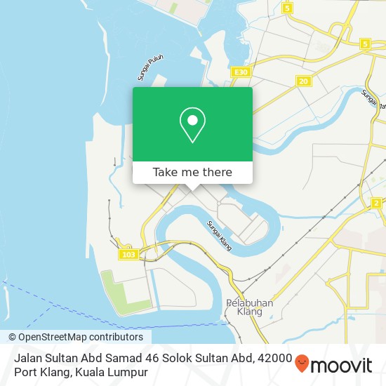 Jalan Sultan Abd Samad 46 Solok Sultan Abd, 42000 Port Klang map