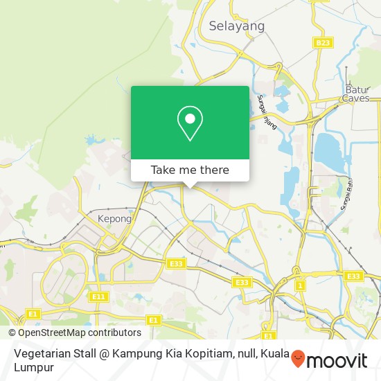 Vegetarian Stall @ Kampung Kia Kopitiam, null map