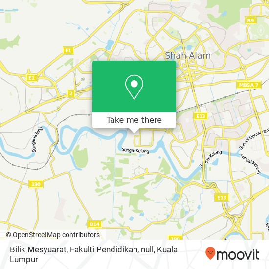 Bilik Mesyuarat, Fakulti Pendidikan, null map