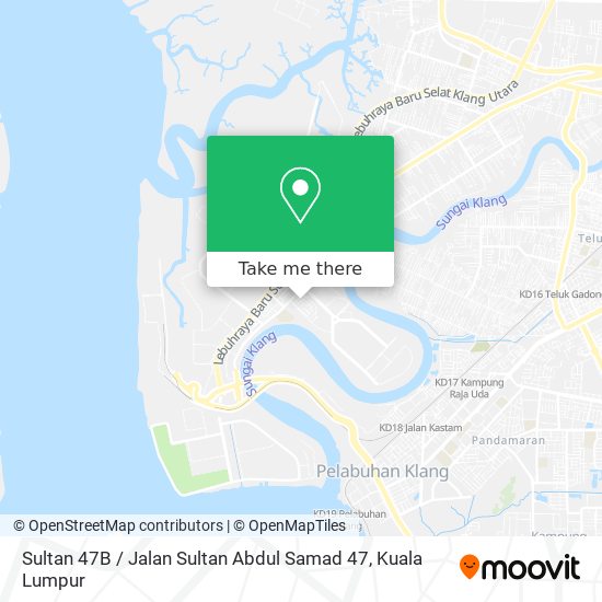 Peta Sultan 47B / Jalan Sultan Abdul Samad 47