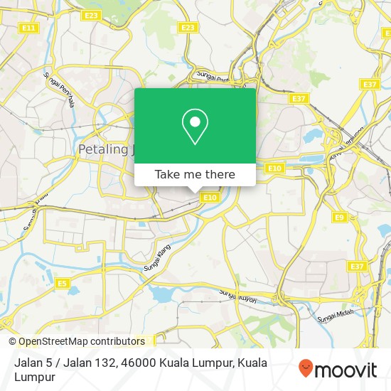 Jalan 5 / Jalan 132, 46000 Kuala Lumpur map