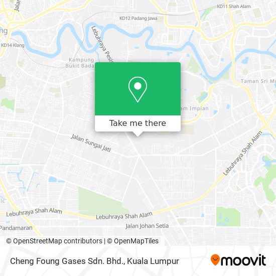 Peta Cheng Foung Gases Sdn. Bhd.