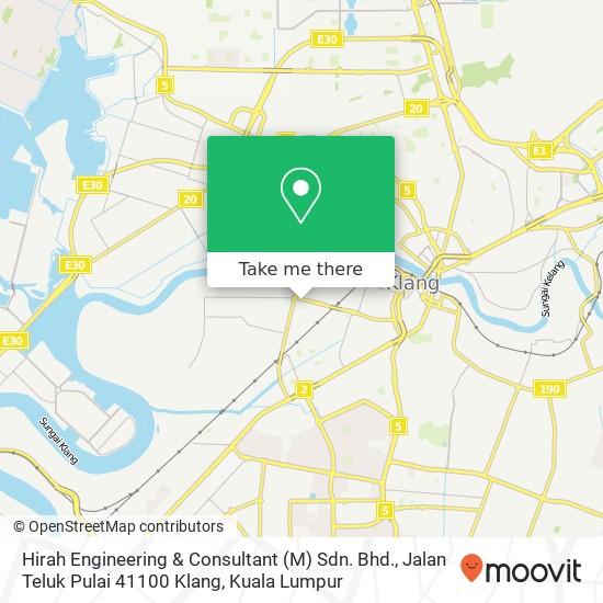 Peta Hirah Engineering & Consultant (M) Sdn. Bhd., Jalan Teluk Pulai 41100 Klang