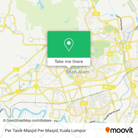 Peta Per Tasik-Masjid Per Masjid