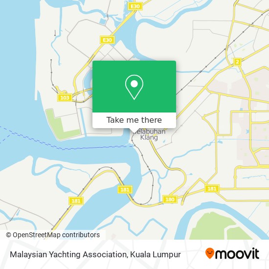 Malaysian Yachting Association map