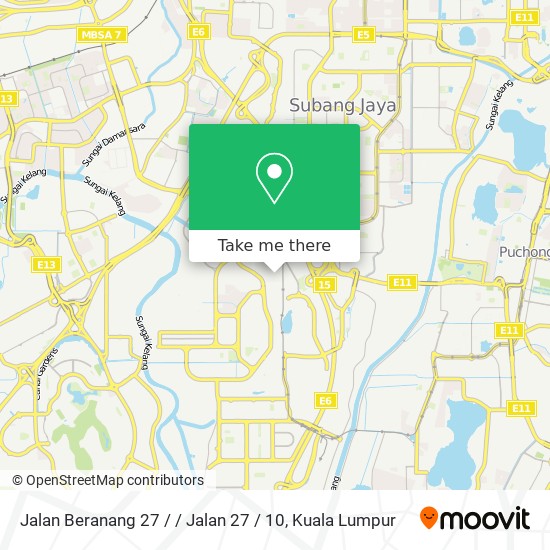 Jalan Beranang 27 / / Jalan 27 / 10 map