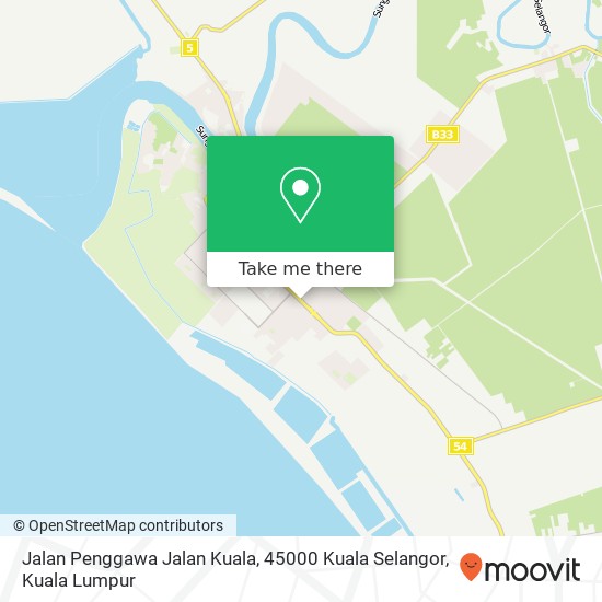 Jalan Penggawa Jalan Kuala, 45000 Kuala Selangor map