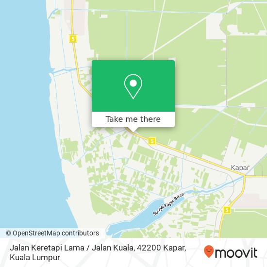 Jalan Keretapi Lama / Jalan Kuala, 42200 Kapar map