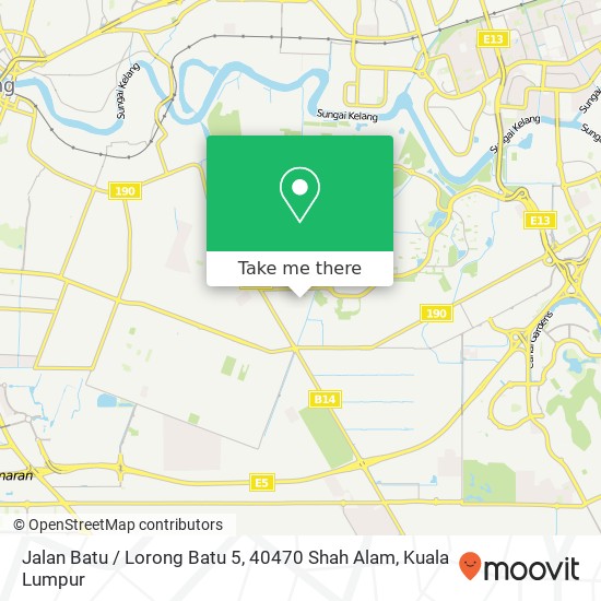 Jalan Batu / Lorong Batu 5, 40470 Shah Alam map