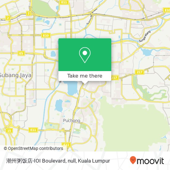 潮州粥饭店-IOI Boulevard, null map