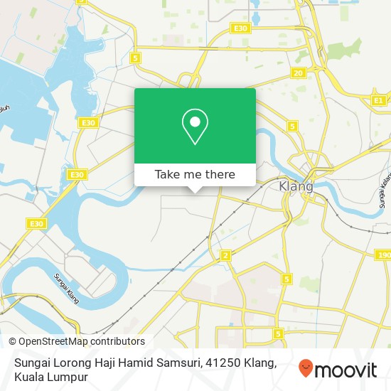 Sungai Lorong Haji Hamid Samsuri, 41250 Klang map