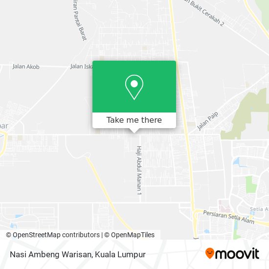 Peta Nasi Ambeng Warisan
