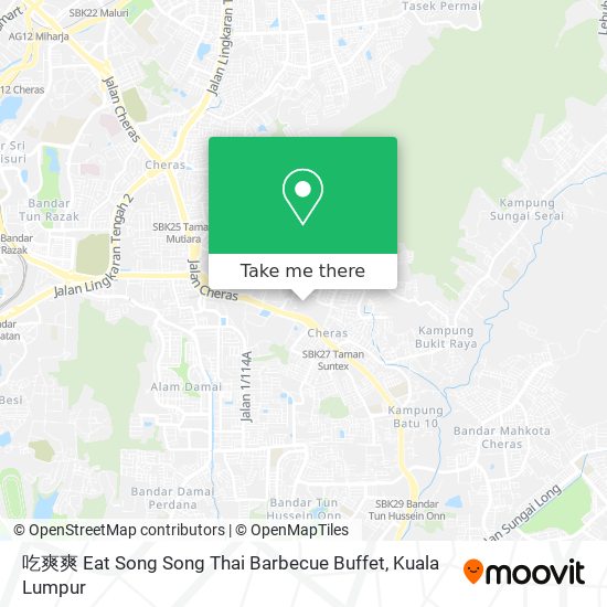 吃爽爽 Eat Song Song Thai Barbecue Buffet map