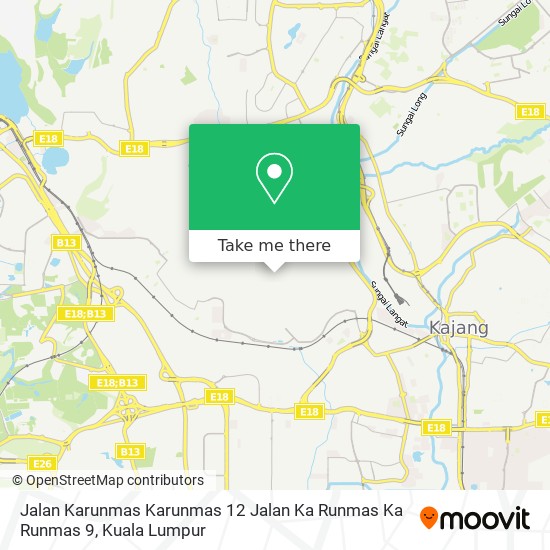 Peta Jalan Karunmas Karunmas 12 Jalan Ka Runmas Ka Runmas 9