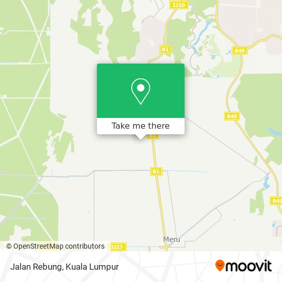 Jalan Rebung map