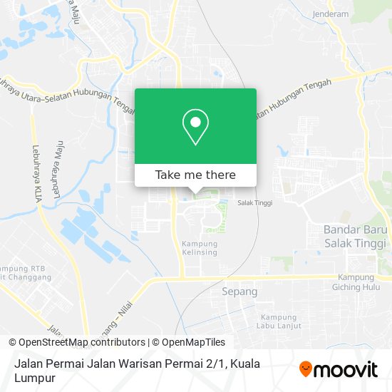 Jalan Permai Jalan Warisan Permai 2 / 1 map