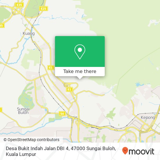 Desa Bukit Indah Jalan DBI 4, 47000 Sungai Buloh map