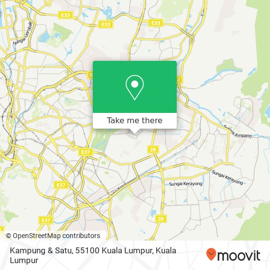 Kampung & Satu, 55100 Kuala Lumpur map