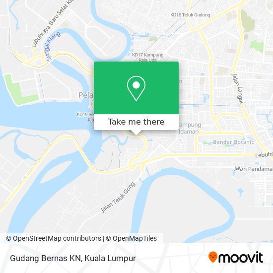 Gudang Bernas KN map