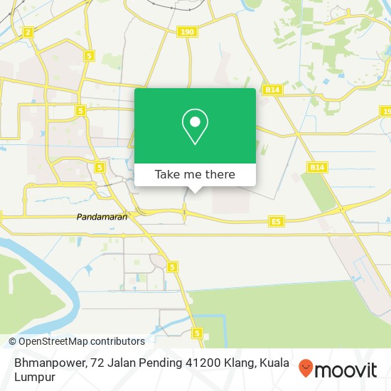 Bhmanpower, 72 Jalan Pending 41200 Klang map