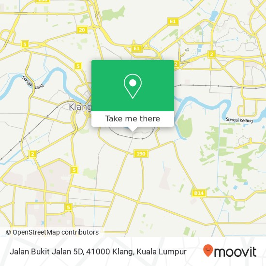 Jalan Bukit Jalan 5D, 41000 Klang map