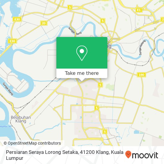 Persiaran Seraya Lorong Setaka, 41200 Klang map