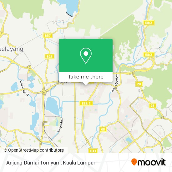 Anjung Damai Tomyam map