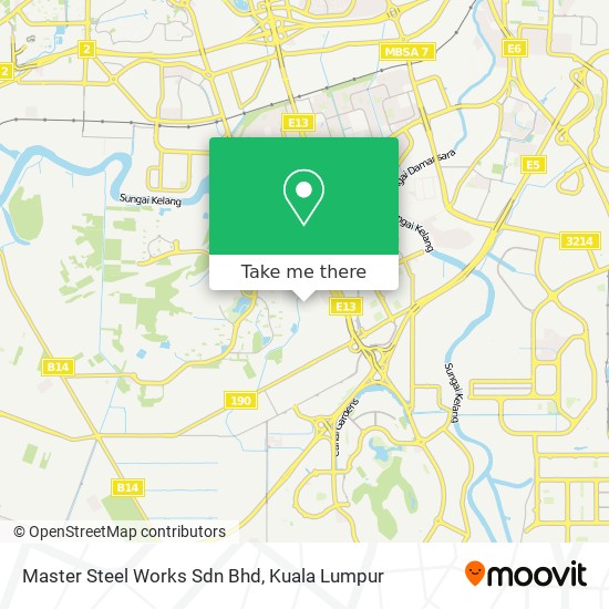 Master Steel Works Sdn Bhd map