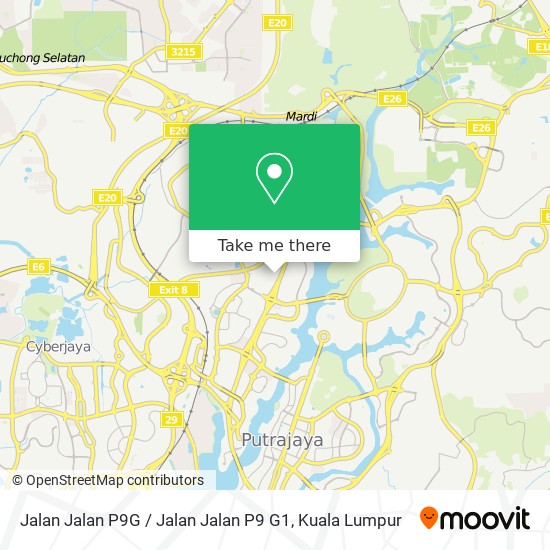 Jalan Jalan P9G / Jalan Jalan P9 G1 map