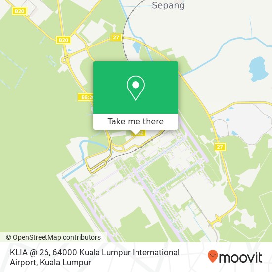 KLIA @ 26, 64000 Kuala Lumpur International Airport map