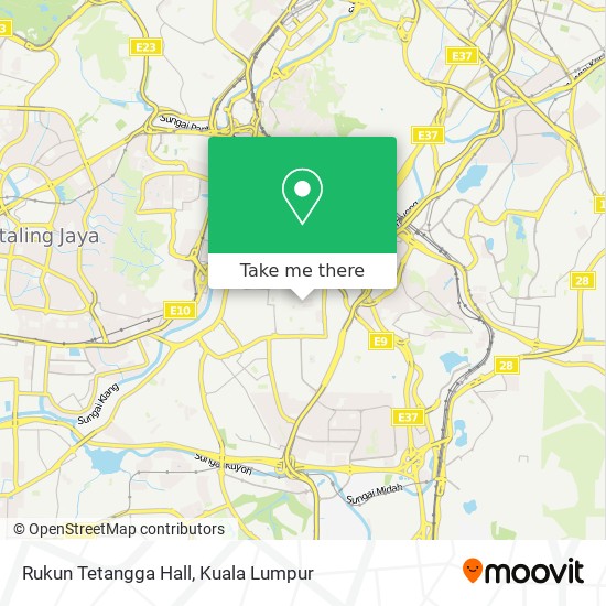 Rukun Tetangga Hall map