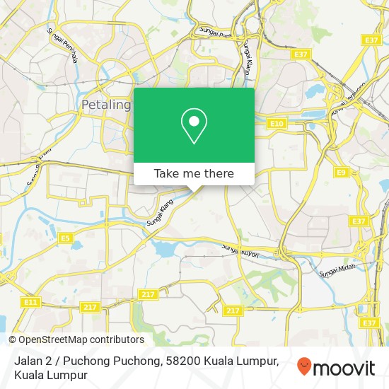 Peta Jalan 2 / Puchong Puchong, 58200 Kuala Lumpur