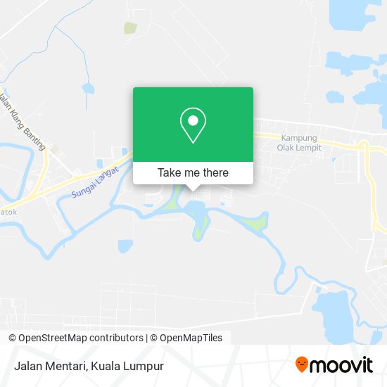 Jalan Mentari, Bandar Mahkota Banting map