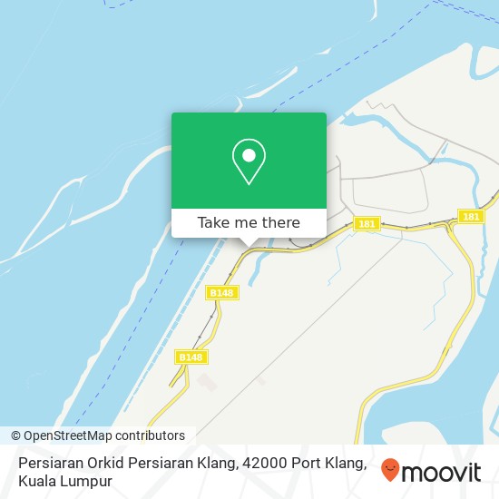 Peta Persiaran Orkid Persiaran Klang, 42000 Port Klang