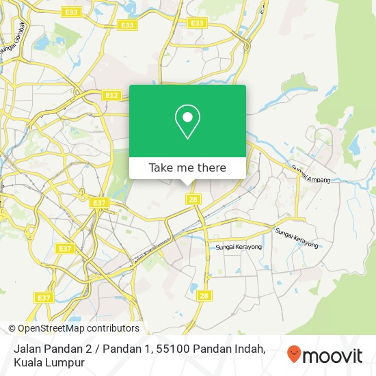 Jalan Pandan 2 / Pandan 1, 55100 Pandan Indah map