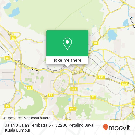 Jalan 3 Jalan Tembaga 5 /, 52200 Petaling Jaya map