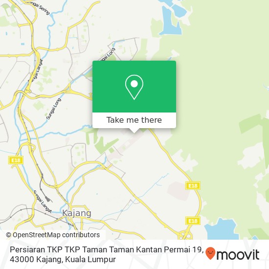 Persiaran TKP TKP Taman Taman Kantan Permai 19, 43000 Kajang map