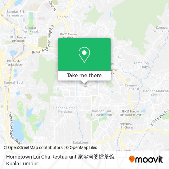 Peta Hometown Lui Cha Restaurant 家乡河婆擂茶馆