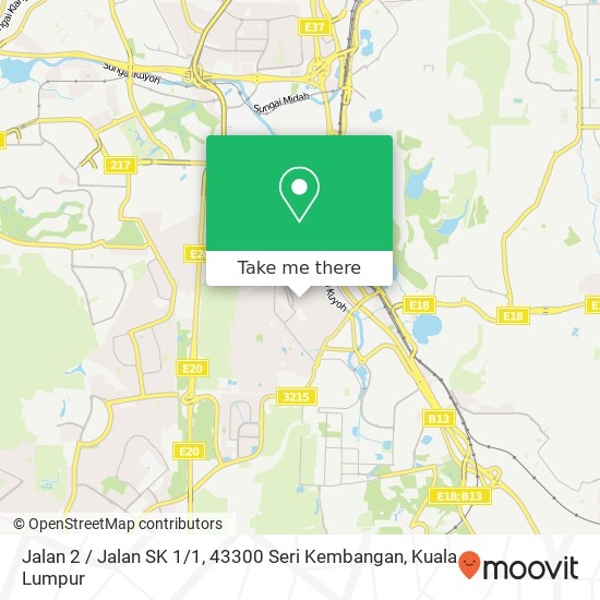 Jalan 2 / Jalan SK 1 / 1, 43300 Seri Kembangan map