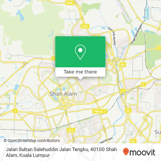 Jalan Sultan Salehuddin Jalan Tengku, 40100 Shah Alam map