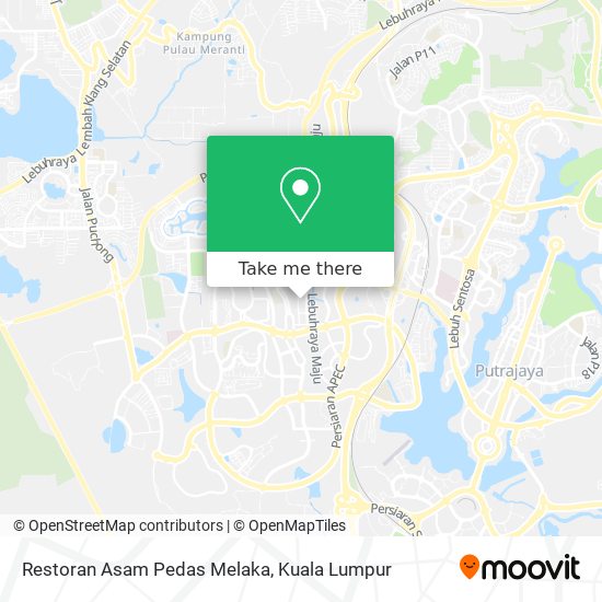 Peta Restoran Asam Pedas Melaka