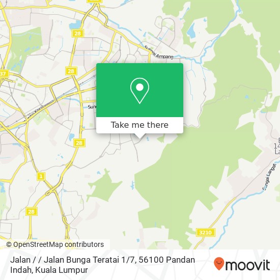 Jalan / / Jalan Bunga Teratai 1 / 7, 56100 Pandan Indah map