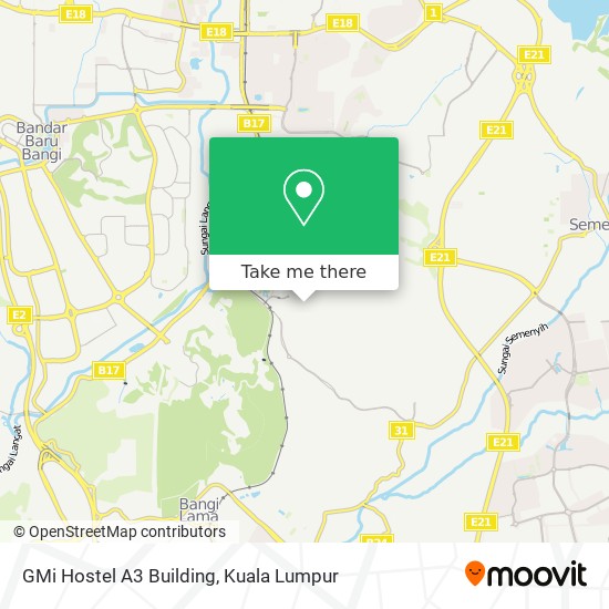 GMi Hostel A3 Building map
