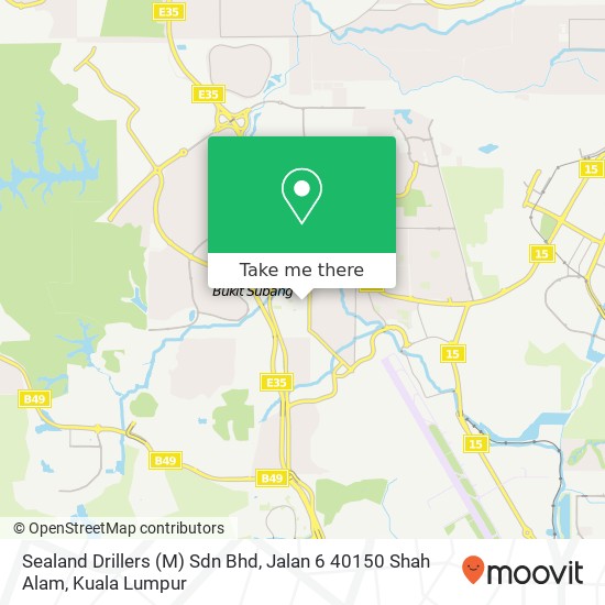 Sealand Drillers (M) Sdn Bhd, Jalan 6 40150 Shah Alam map