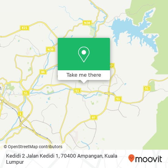 Kedidi 2 Jalan Kedidi 1, 70400 Ampangan map