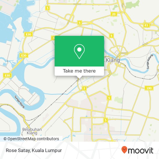 Rose Satay map