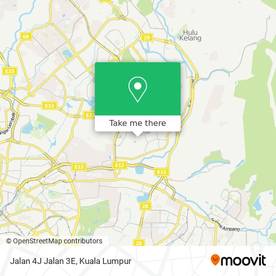 Jalan 4J Jalan 3E map